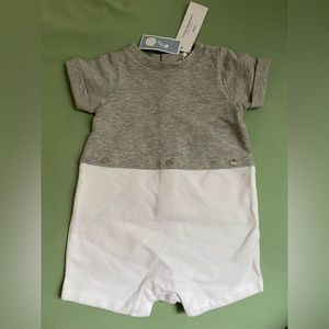 Jacadi baby shorts onesie
